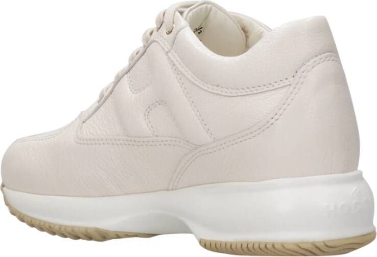 Hogan Interactieve Leren Sneakers White Dames