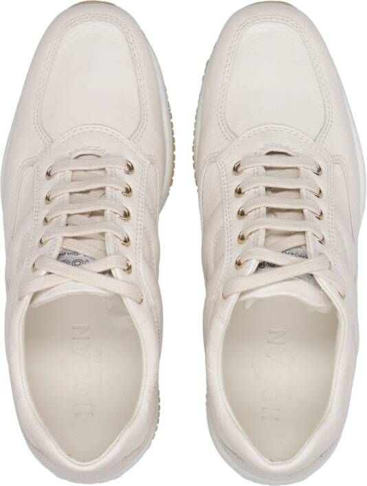 Hogan Interactieve Leren Sneakers White Dames