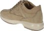 Hogan Interactieve Nabuk Platte Schoenen Beige Dames - Thumbnail 3