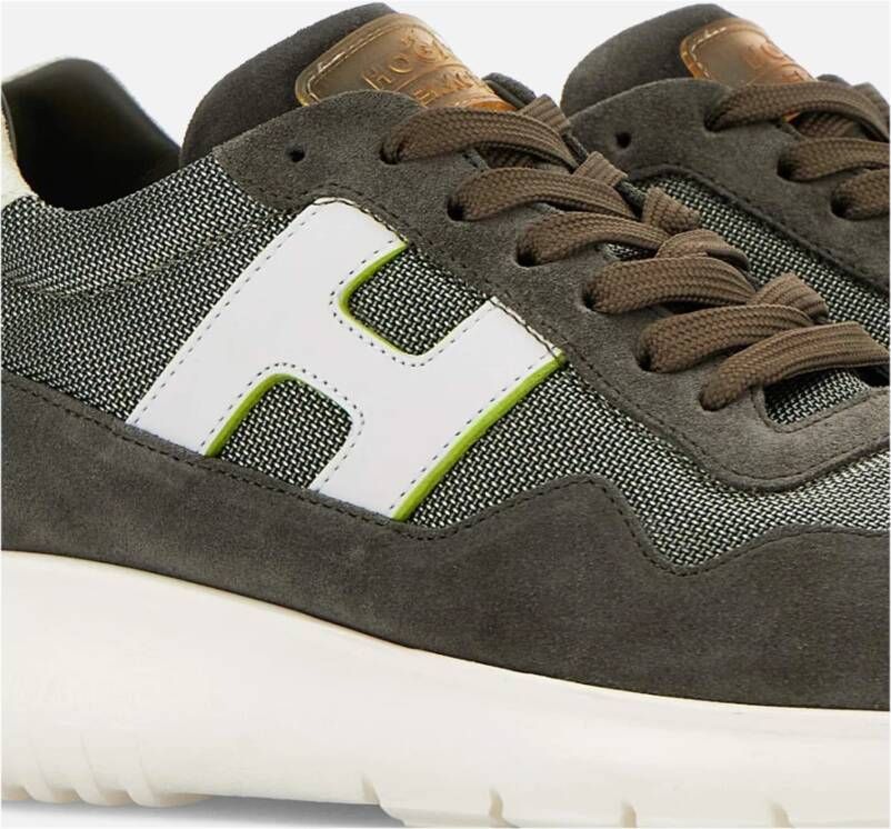 Hogan Interactieve Stijlvolle Sneakers Green Heren