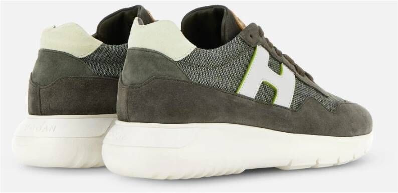 Hogan Interactieve Stijlvolle Sneakers Green Heren