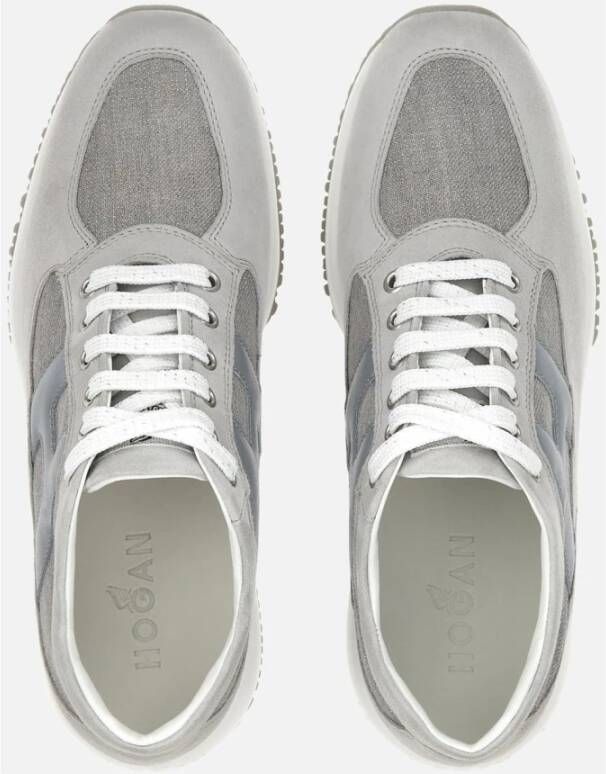 Hogan Interactieve Stijlvolle Sneakers voor Actieve Levensstijl Gray Dames