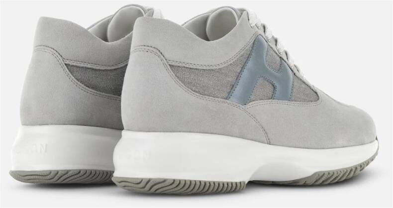 Hogan Interactieve Stijlvolle Sneakers voor Actieve Levensstijl Gray Dames