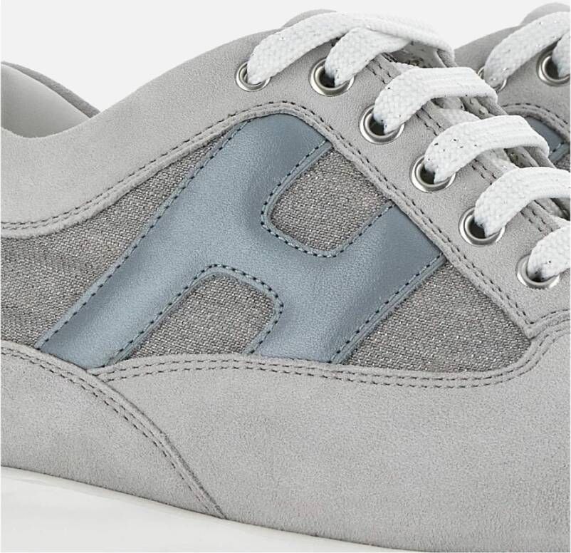 Hogan Interactieve Stijlvolle Sneakers voor Actieve Levensstijl Gray Dames