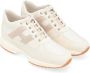 Hogan Interactieve Suède Sneakers Ivoor White Dames - Thumbnail 4