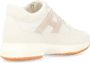 Hogan Interactieve Suède Sneakers Ivoor White Dames - Thumbnail 5