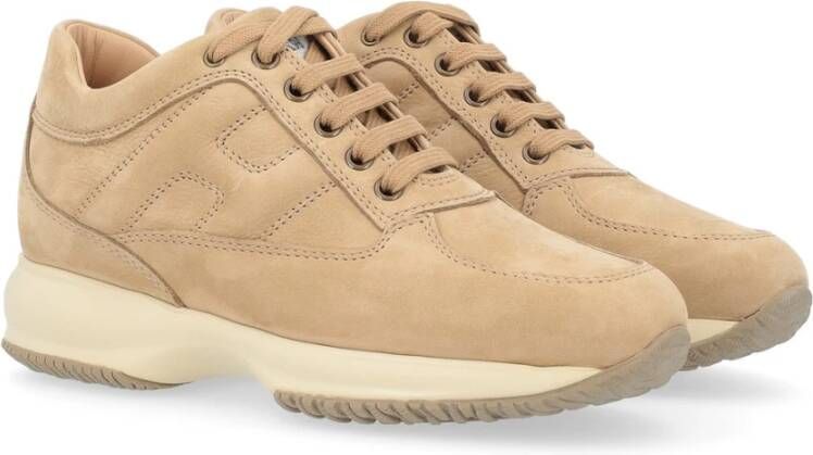 Hogan Interactieve Veterschoenen Brown Dames