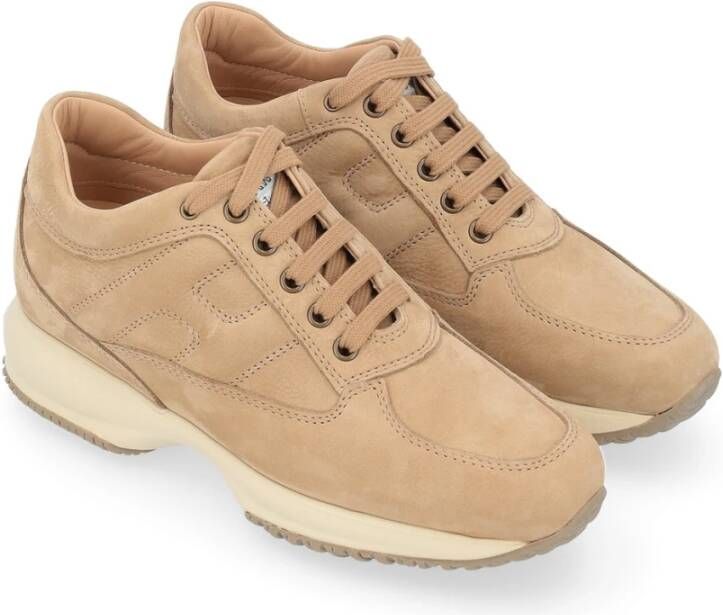 Hogan Interactieve Veterschoenen Brown Dames