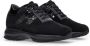 Hogan Interactieve Zwarte Suède Sneakers Black Dames - Thumbnail 2