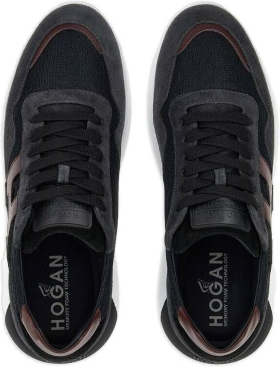 Hogan Interactive3 Sneakers Zwart Hematiet Multi Black Heren