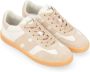 Hogan Ivoor en beige leren sneaker Cool Beige Dames - Thumbnail 4