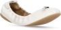 Hogan Ivoor Leren Ballet Flats met Strik Beige Dames - Thumbnail 3