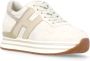 Hogan Ivoor Leren Sneakers met Plateauzool Beige Dames - Thumbnail 3