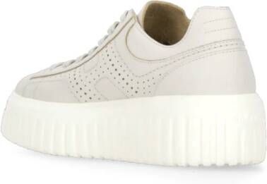 Hogan Ivoor Leren Sneakers voor Vrouwen Beige Dames