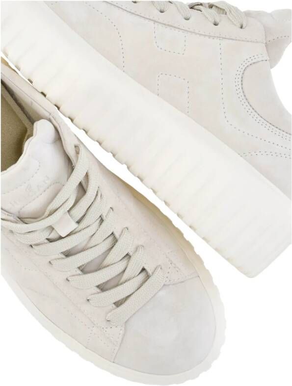 Hogan Ivoor Sneakers van Suèdeleer voor Vrouw Beige Dames