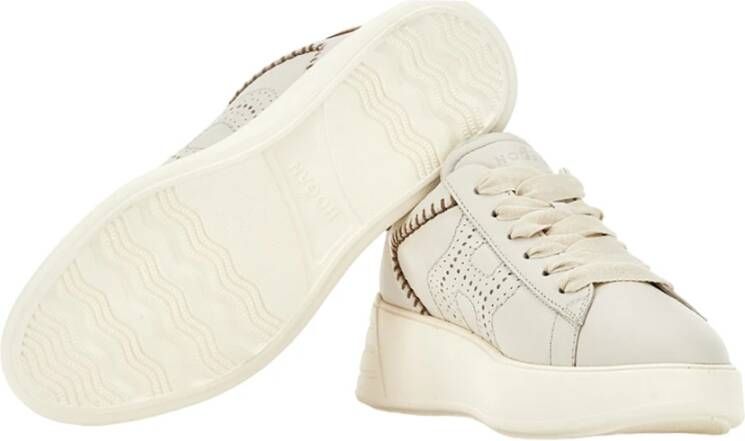 Hogan Ivoor Sneakers voor Stijlvolle Outfits Beige Dames