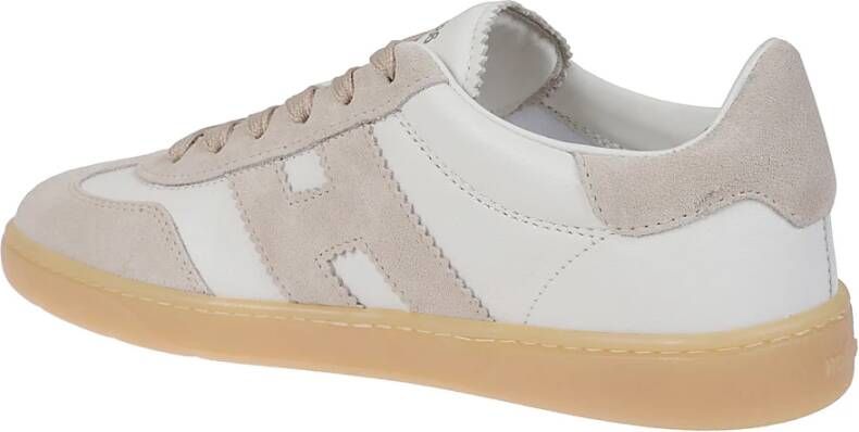 Hogan Ivoor suède leren sneakers Beige Dames