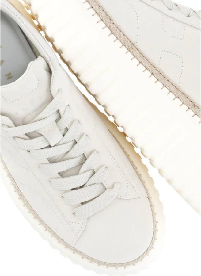 Hogan Ivoor Suède Sneakers voor Vrouw Beige Dames