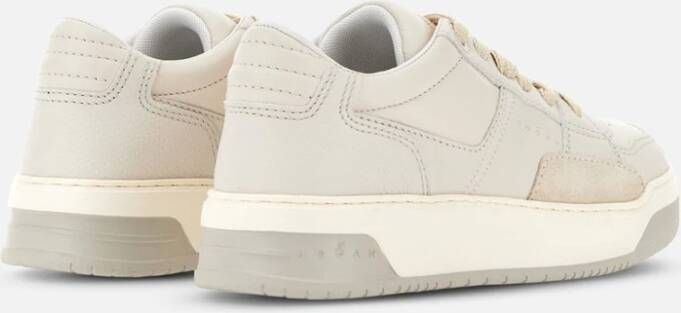 Hogan Ivoorleren Sneakers met Memory Foam White Dames