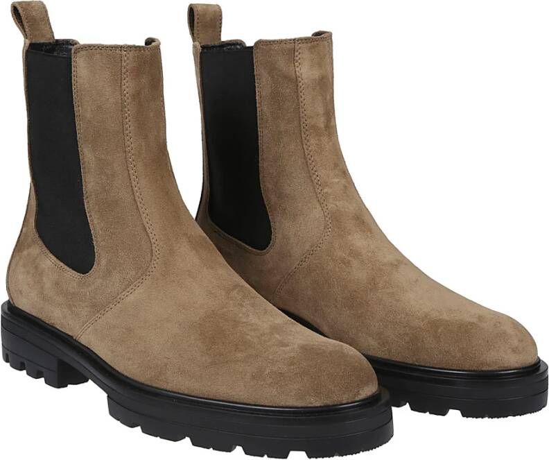 Hogan Klassieke Chelsea Boots voor vrouwen Brown Heren