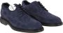 Hogan Klassieke Leren Derbies Schoenen Blue Heren - Thumbnail 5