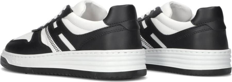 Hogan Lage Sneakers van Leer Black Dames