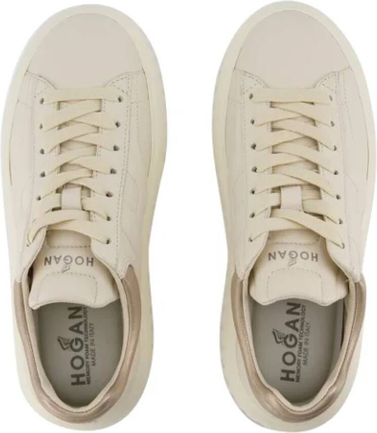 Hogan Leather sneakers Beige Dames