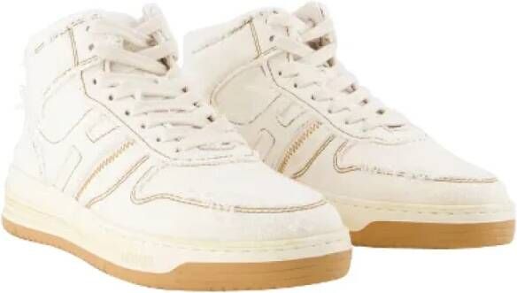 Hogan Leather sneakers Beige Dames