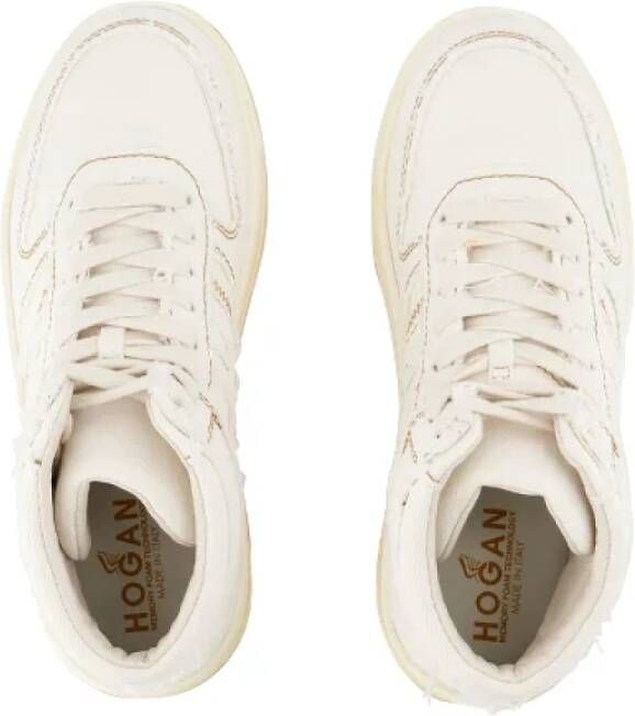 Hogan Leather sneakers Beige Dames