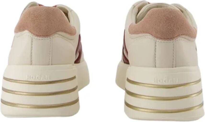 Hogan Leather sneakers Beige Dames