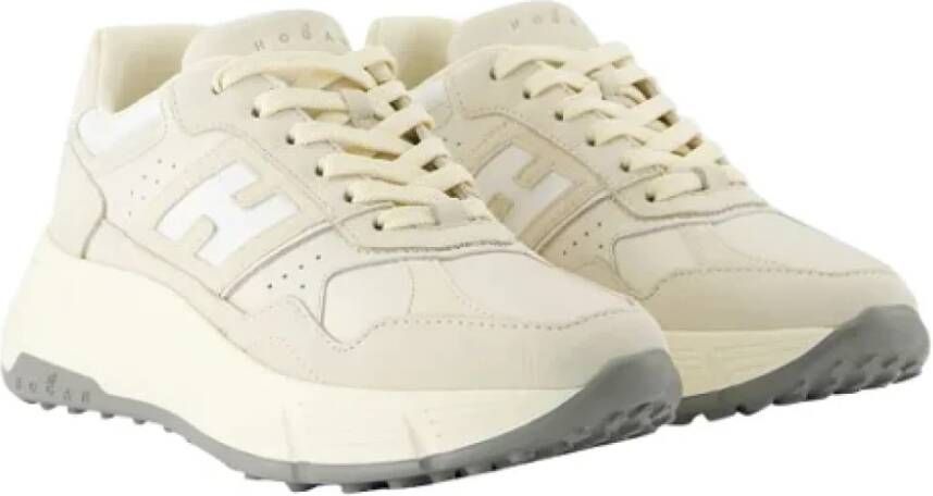 Hogan Leather sneakers Beige Dames