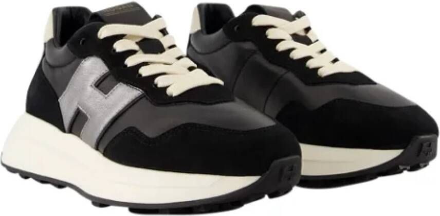 Hogan Leather sneakers Black Dames