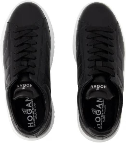 Hogan Leather sneakers Black Heren