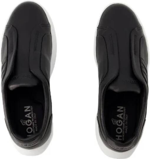 Hogan Leather sneakers Black Unisex
