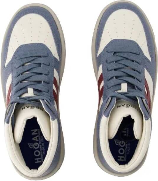 Hogan Leather sneakers Blue Dames