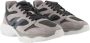 Hogan Leather sneakers Gray Dames - Thumbnail 2