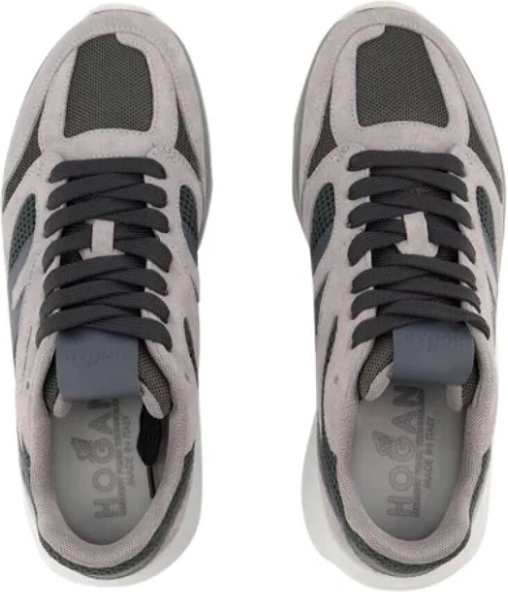 Hogan Leather sneakers Gray Dames