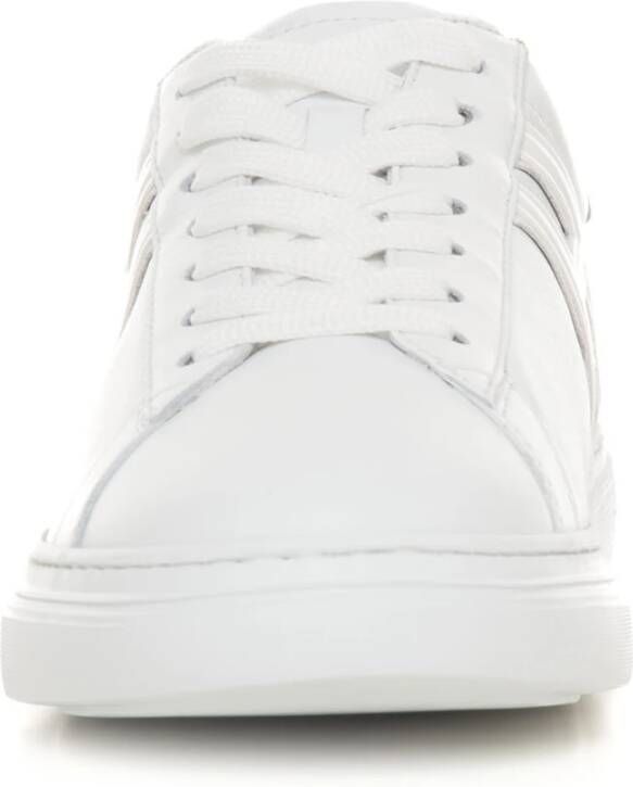 Hogan Luxe Leren Sneakers Wit Dames