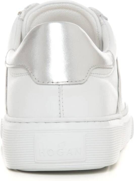 Hogan Luxe Leren Sneakers Wit Dames