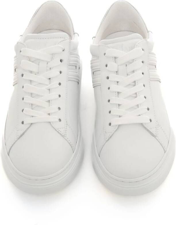 Hogan Luxe Leren Sneakers Wit Dames