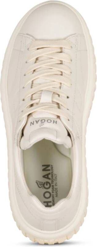 Hogan Leren H-Stripe Sneakers White Dames