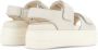 Hogan Leren Sandalen met Bandjes Beige Dames - Thumbnail 3