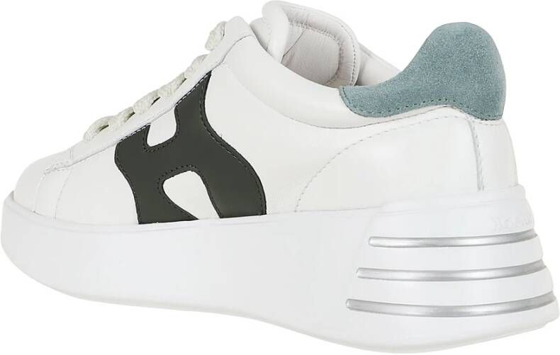 Hogan Leren sneakers met golvend detail White Dames