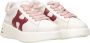 Hogan Leren Sneakers met Maxi H Logo White Dames - Thumbnail 2