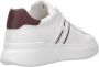 Hogan Leren Sneakers met Maxi Logo White Heren - Thumbnail 3