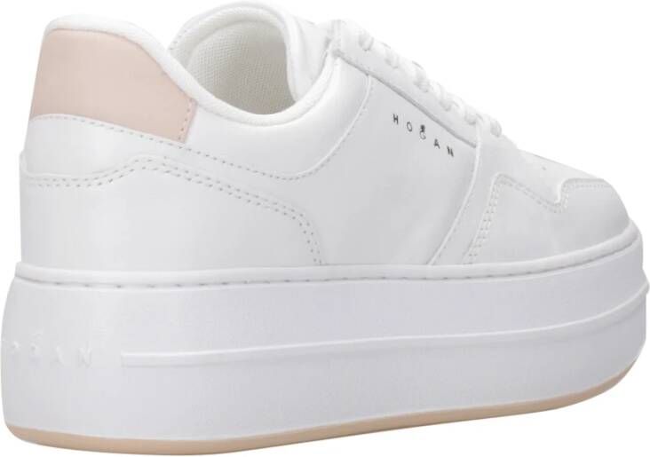 Hogan Leren Sneakers met Memory Foam Binnenzool White Dames