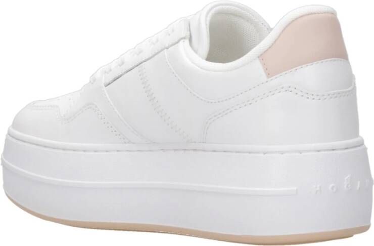 Hogan Leren Sneakers met Memory Foam Binnenzool White Dames