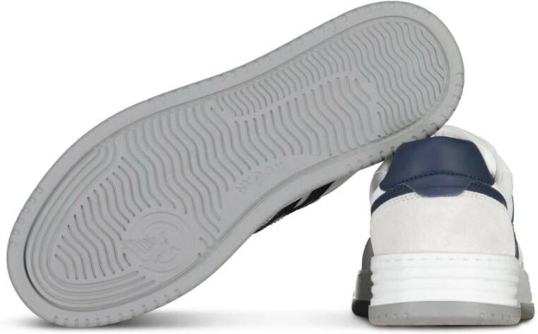 Hogan Leren Sneakers met Memory Foam Zool White Heren