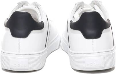 Hogan Leren sneakers met merklogo White Heren