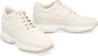 Hogan Leren Sneakers met Ronde Neus White Dames - Thumbnail 2